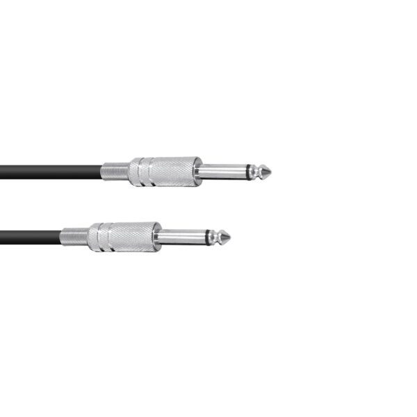 OMNITRONIC Jack cable 6.3 mono 6m bk