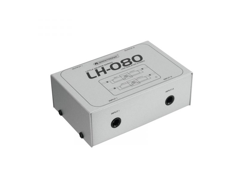 OMNITRONIC LH-080 Stereo Isolator TRS