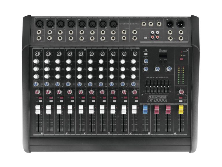 OMNITRONIC LS-1222A Powered Live Mixer