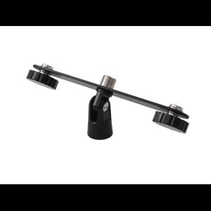 OMNITRONIC Microphone T-bar for 2 Microphones