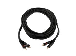 OMNITRONIC RCA cable 2x2 5m