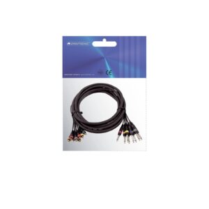 OMNITRONIC Snake cable 8xRCA/8xJack mono 6m