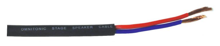 OMNITRONIC Speaker cable 2x2.5 50m bk durable