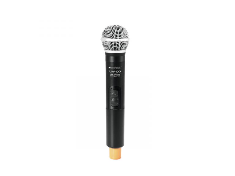 OMNITRONIC UHF-100 Handheld Microphone 864.8MHz (orange)