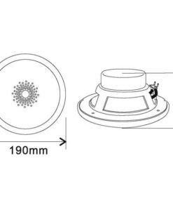 OMNITRONIC WF-6 Flush-Mount Speaker