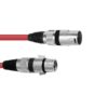 OMNITRONIC XLR cable 3pin 3m rd