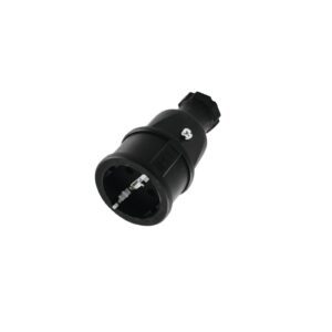 PC ELECTRIC Safety Connector Rubber bk