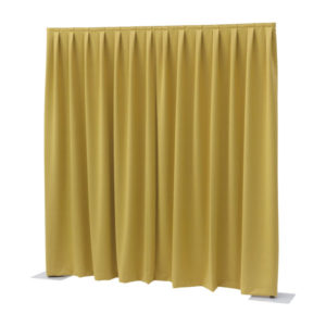 P&D curtain - Dimout Con pieghe, 300(l) x 300(h)cm, 260 Gram/M2, Giallo