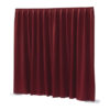 P&D curtain - Dimout Con pieghe, 300(l) x 300(h)cm, 260 Gram/M2, Rosso