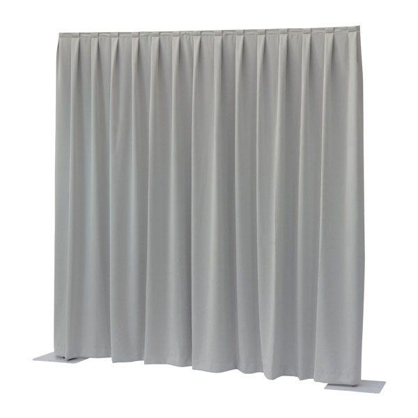 P&D curtain - Dimout Con pieghe, 300(l) x 400(h)cm 260 Gram/M2, Grigio chiaro
