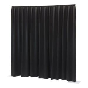 P&D curtain - Dimout Con pieghe, 300(l) x 400(h)cm 260 Gram/M2, Nero