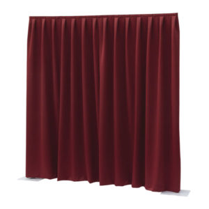 P&D curtain - Dimout Con pieghe, 300(l) x 400(h)cm, 260 Gram/M2, Rosso