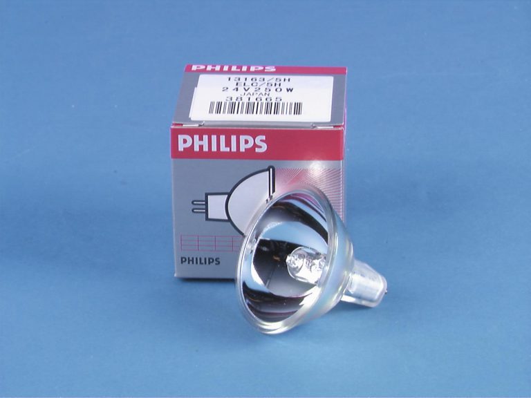 PHILIPS ELC 24V/250W GX-5.3 500h 50mm reflector