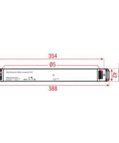 POWERdrive AC 100 W Constant Current c-current DALI / DMX / RDM, Ledsync, 0-10V