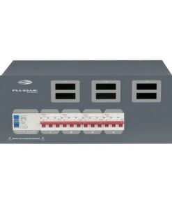 PSA-63A4C 4 x MCB, uscita CEE