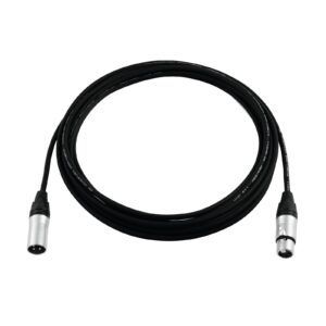 PSSO DMX cable XLR 3pin 1.5m bk Neutrik