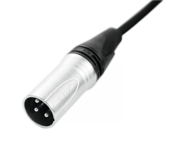 PSSO DMX cable XLR 3pin 3m bk Neutrik