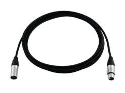 PSSO DMX cable XLR 5pin 1m bk Neutrik