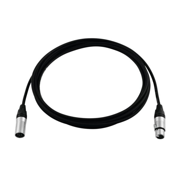 PSSO DMX cable XLR 5pin 3m bk Neutrik