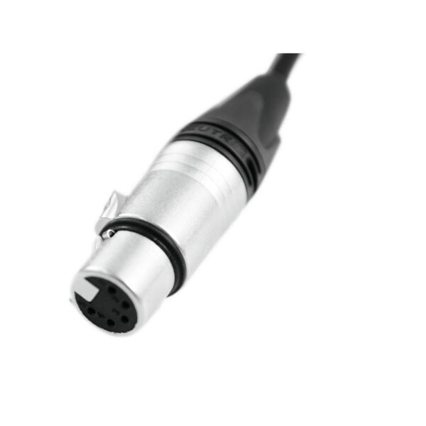 PSSO DMX cable XLR 5pin 3m bk Neutrik