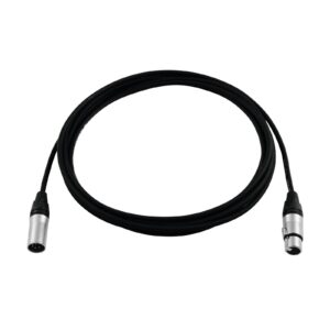 PSSO DMX cable XLR 5pin 5m bk Neutrik