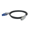 Powercable Blue/White Pro Power Connector 1000cm, 3 x 1,5mm2