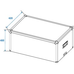 ROADINGER Flightcase ICE-100/ICE-101