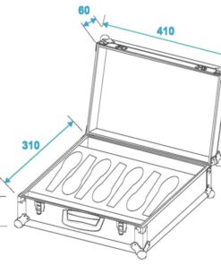 ROADINGER Microphone Case Road 7 Microphones black