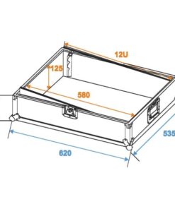 ROADINGER Mixer Case Pro MCV-19 variable bk 12U