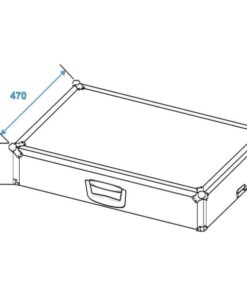 ROADINGER Transportcase for Effect Pedals EF-2