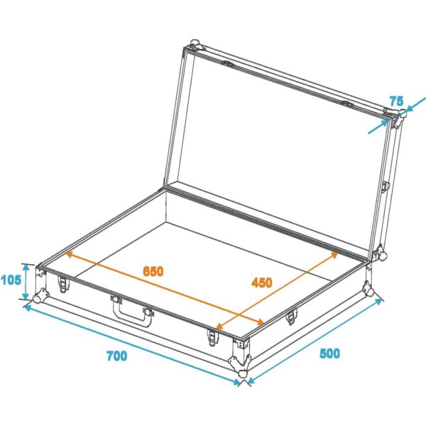 ROADINGER Universal Case FOAM, black, GR-2 black