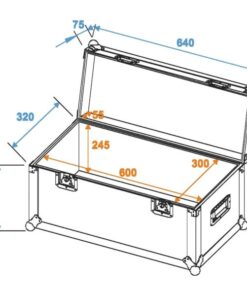 ROADINGER Universal Case Pro 60x30x30cm