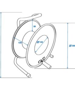 SCHILL Cable Drum HT300.SO A=300/C=125