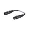 SOMMER CABLE Adaptercable 3pin XLR(F)/5pin XLR(M)0.15m