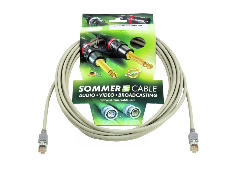 SOMMER CABLE CAT-5 cable FTP 20m gy
