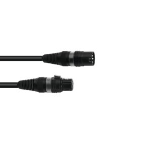 SOMMER CABLE DMX cable XLR 3pin 1m bk Hicon