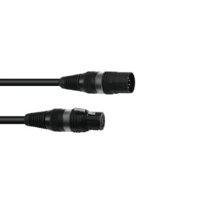 SOMMER CABLE DMX cable XLR 5pin 3m bk Hicon