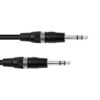 SOMMER CABLE Jack cable 6.3 stereo 0.25m bk Hicon