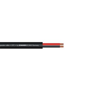 SOMMER CABLE Speaker cable 2x2,5 100m bk FRNC