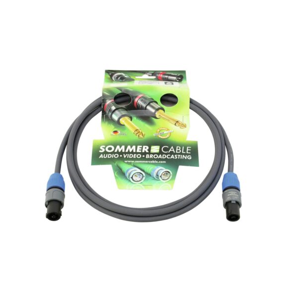 SOMMER CABLE Speaker cable Speakon 2x2.5 2.5m bk