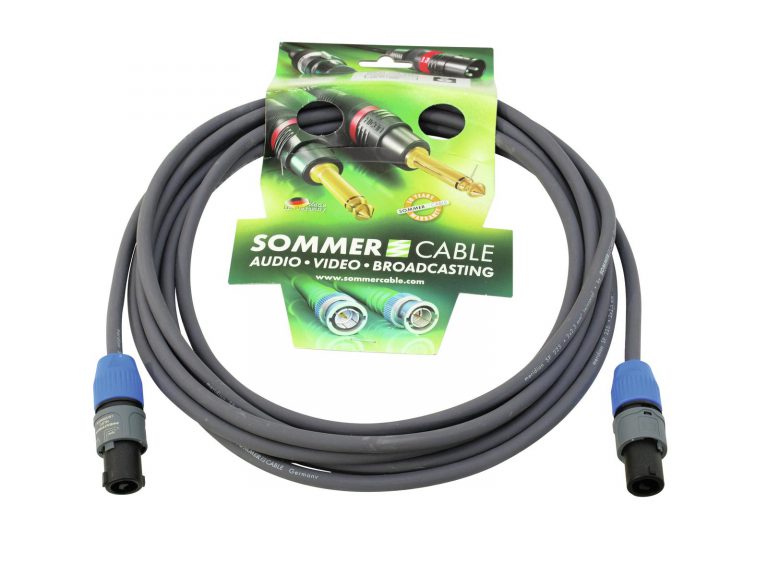 SOMMER CABLE Speaker cable Speakon 2x2.5 5m bk