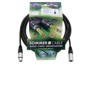 SOMMER CABLE XLR cable 3pin 6m bk Neutrik