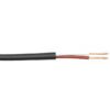 SPC-225 Cavo altoparlante da palco 2 x 2,5 mm, 100 m su rocchetto, rivestimento nero