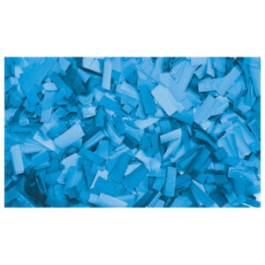 Show Confetti Rectangle 55 x 17mm Blu chiaro, 1 kg Ignifugo