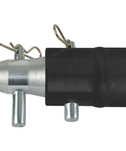 Single Tube 50mm, 25 cm Traliccio G con ricevitori femmina, colore: Nero