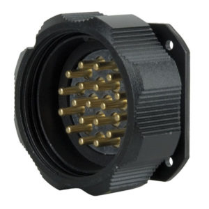 Socapex 19 Pin male chassis connector