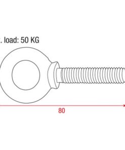Speaker hanging eye Anello 10 mm