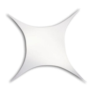 Stretch Shape Square 375cm x 250cm, colore bianco