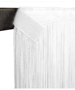 String Curtain 3m Width lunghezza 4m, colore bianco