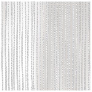 String Curtain 3m Width lunghezza 4m, colore bianco